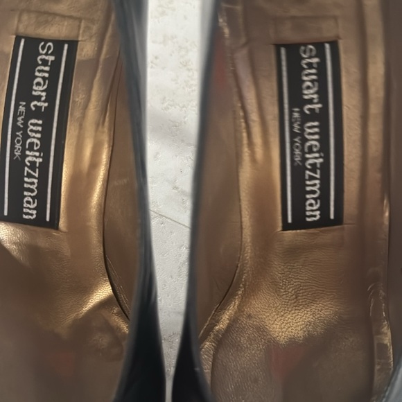 Stuart Weitzman Black Heels Pumps size 6w - Picture 2 of 7